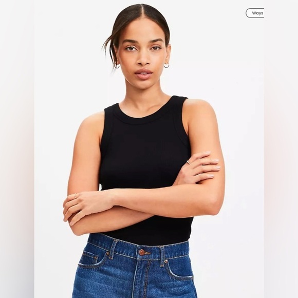 LOFT Perfect Tank in Black - Picture 1 of 8